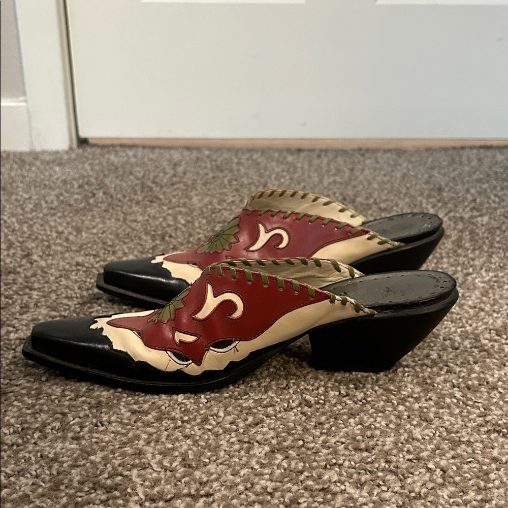 BCB Girls Red and Black Mules
